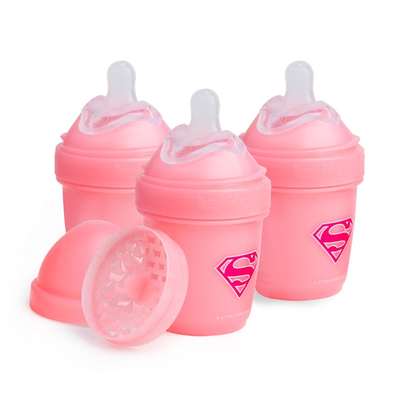 Herobility Double Anti-Colic Baby Bottles - 5 fl oz/140ml - 3-Pack - Image 1